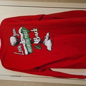 NWT Ladies LG Southern Gal Long Sleeve Christmas Tee